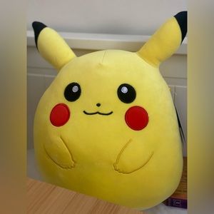 Brand New Pikachu Squishmallow 10’ inch💛🧡♥️, offers and questions let me know!